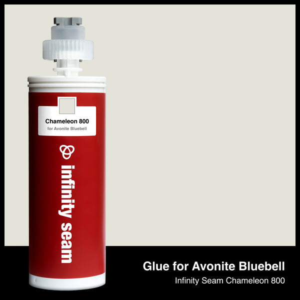 Glue color for Avonite Bluebell solid surface with glue cartridge