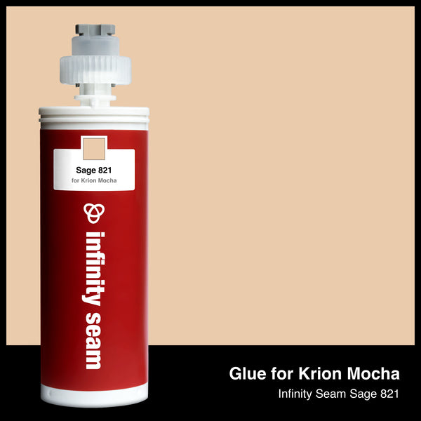 Glue color for Krion Mocha solid surface with glue cartridge