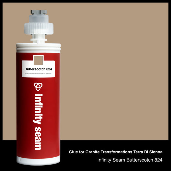 Glue color for Granite Transformations Terra Di Sienna granite and marble with glue cartridge