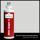 Glue color for Q Quartz Calacatta Monaco quartz with glue cartridge