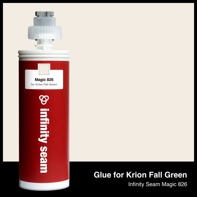 Glue color for Krion Fall Green solid surface with glue cartridge