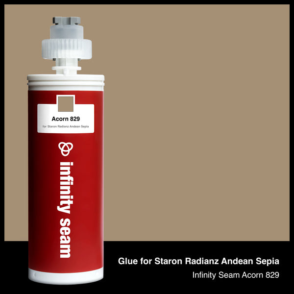 Glue color for Staron Radianz Andean Sepia quartz with glue cartridge