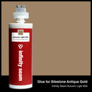 Glue color for Silestone Antique Gold quartz with glue cartridge
