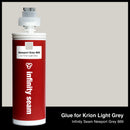 Glue color for Krion Light Grey solid surface with glue cartridge