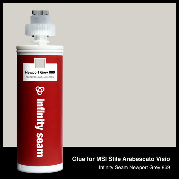 Glue color for MSI Stile Arabescato Visio porcelain with glue cartridge