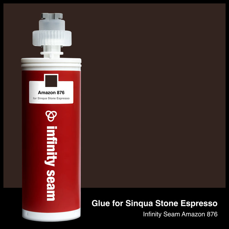 Glue color for Sinqua Stone Espresso quartz with glue cartridge