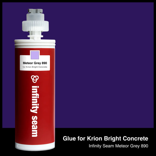 Glue color for Krion Bright Concrete solid surface with glue cartridge