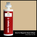Glue color for Meganite Desert Wheat solid surface with glue cartridge