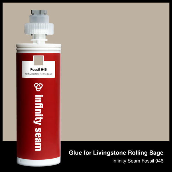 Glue color for Livingstone Rolling Sage solid surface with glue cartridge