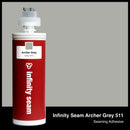 Infinity Seam Archer Grey 511 cartridge and glue color