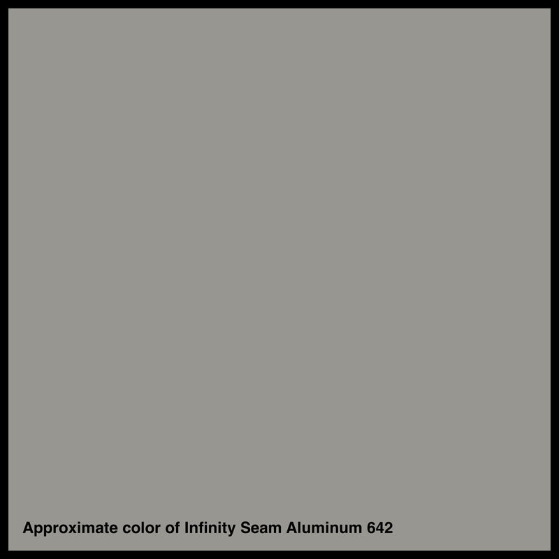 Infinity Seam Aluminum 642 glue color