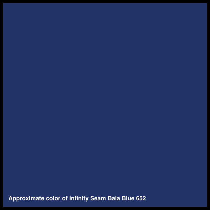 Infinity Seam Bala Blue 652 glue color