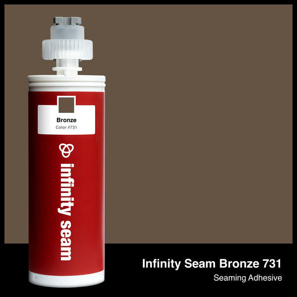 Infinity Seam Bronze 731 cartridge and glue color