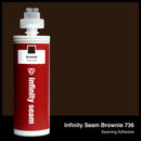 Infinity Seam Brownie 736 cartridge and glue color