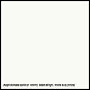 Infinity Seam Bright White 822 glue color