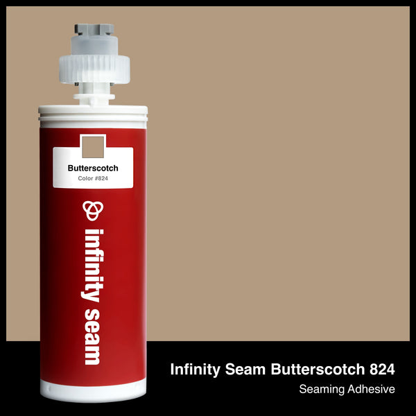 Infinity Seam Butterscotch 824 cartridge and glue color