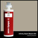 Infinity Seam Beach 834 cartridge and glue color