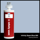 Infinity Seam Blue 909 cartridge and glue color