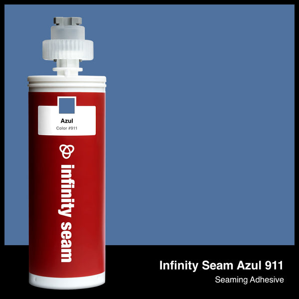 Infinity Seam Azul 911 cartridge and glue color
