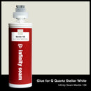 Glue color for Q Quartz Stellar White quartz with glue cartridge
