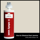 Glue color for Silestone Pearl Jasmine quartz with glue cartridge