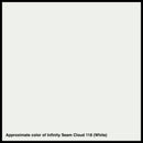 Color of Q Quartz Calico White quartz glue