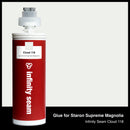 Glue color for Staron Supreme Magnolia solid surface with glue cartridge