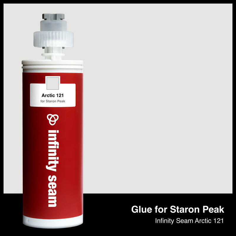 Glue color for Staron Peak solid surface with glue cartridge