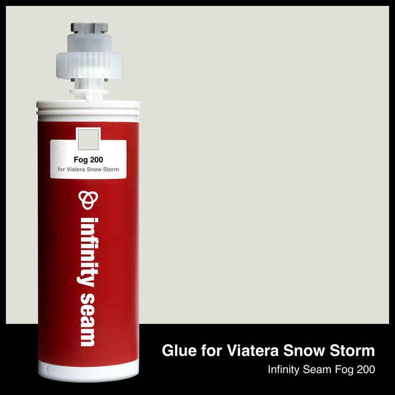 Glue color for Viatera Snow Storm quartz with glue cartridge
