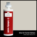 Glue color for Corian Sahara solid surface with glue cartridge