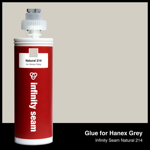 Glue color for Hanex Grey solid surface with glue cartridge