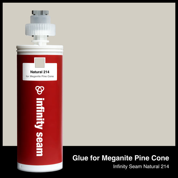 Glue color for Meganite Pine Cone solid surface with glue cartridge