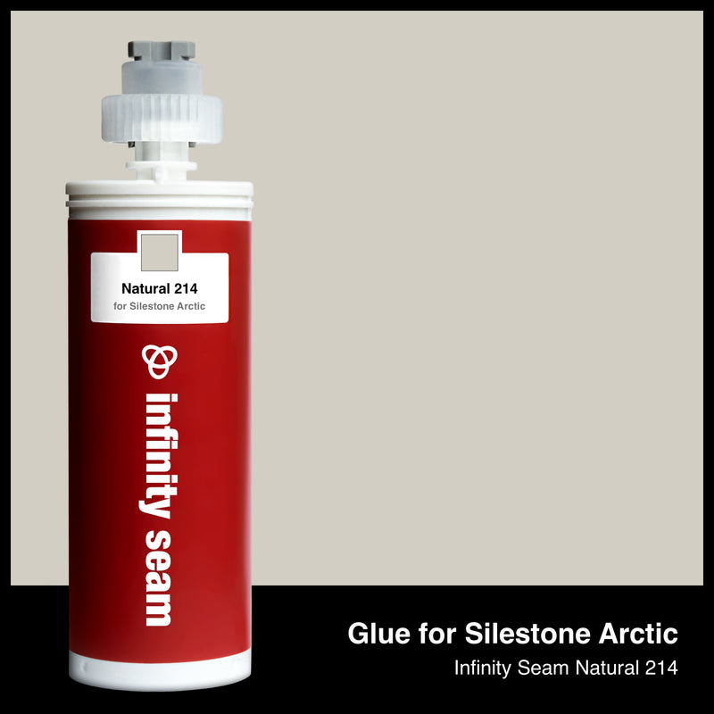 Glue color for Silestone Arctic quartz with glue cartridge