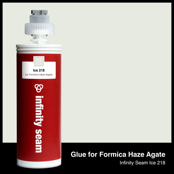 Glue color for Formica Haze Agate solid surface with glue cartridge