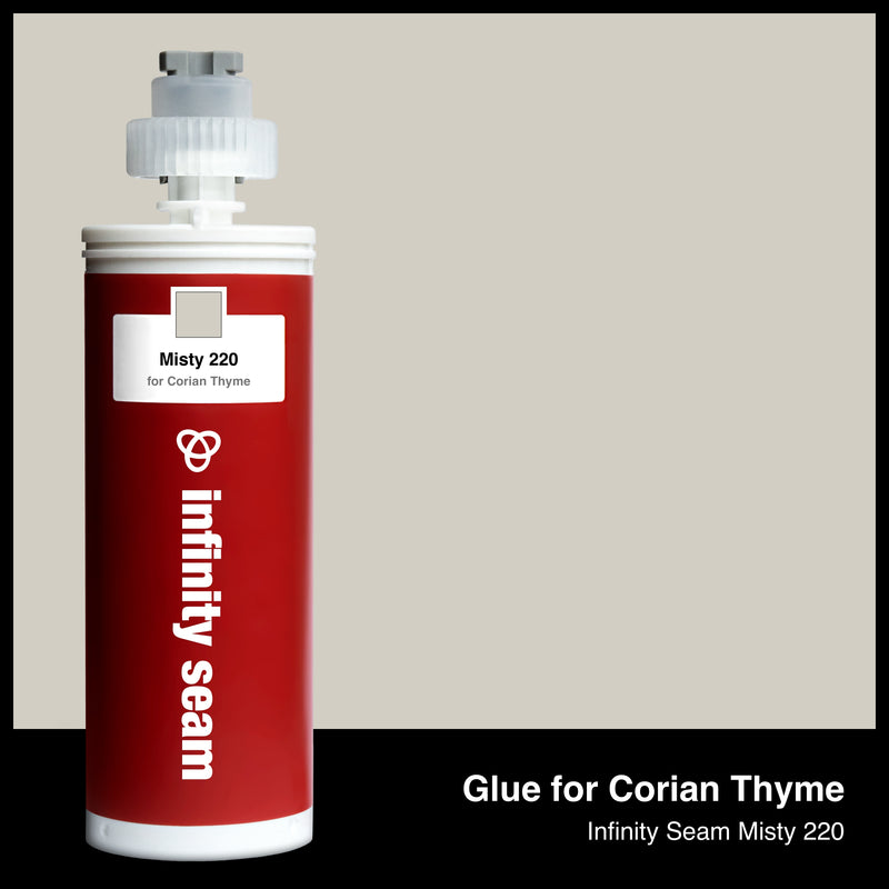 Glue color for Corian Thyme solid surface with glue cartridge