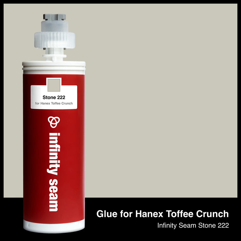 Glue color for Hanex Toffee Crunch solid surface with glue cartridge