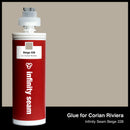 Glue color for Corian Riviera solid surface with glue cartridge