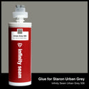 Glue color for Staron Urban Grey solid surface with glue cartridge