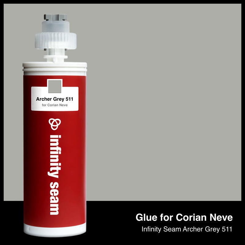 Glue color for Corian Neve quartz with glue cartridge