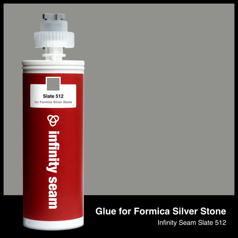 Glue color for Formica Silver Stone solid surface with glue cartridge