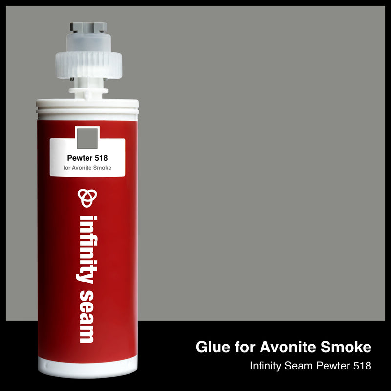 Glue color for Avonite Smoke solid surface with glue cartridge