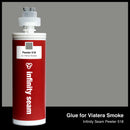 Glue color for Viatera Smoke quartz with glue cartridge