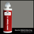 Glue color for HIMACS Mist Gray solid surface with glue cartridge
