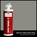 Glue color for Viatera Soho Gray quartz with glue cartridge