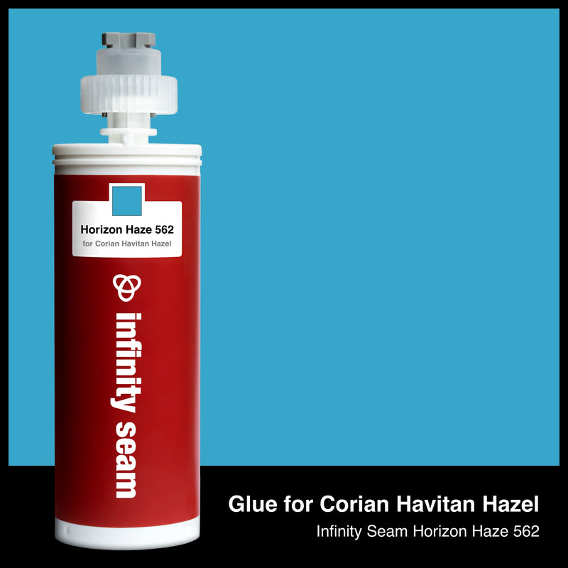 Glue color for Corian Havitan Hazel solid surface with glue cartridge