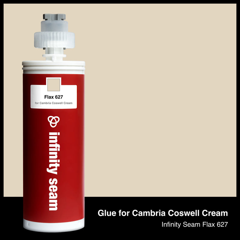 Glue color for Cambria Coswell Cream quartz with glue cartridge