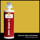 Glue color for Staron Sunflower solid surface with glue cartridge