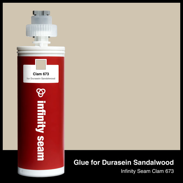 Glue color for Durasein Sandalwood solid surface with glue cartridge