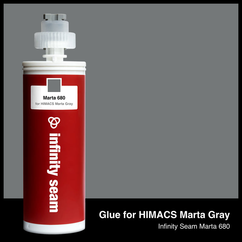 Glue color for HIMACS Marta Gray solid surface with glue cartridge