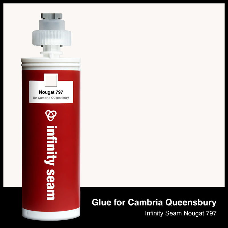 Glue color for Cambria Queensbury quartz with glue cartridge